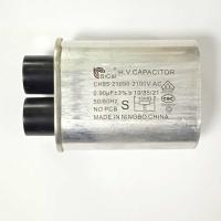 0,9мкФ 2100В -10+85+21°C ±3% - конденсатор высоковольтный микроволновой (СВЧ) печи CH85 CH85-21090-2100-AC клеммы BiCai