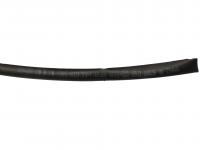 Термоусадочная трубка D=5 мм L=1 метр, чёрная