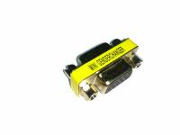 Переходник VGA(F-мама)-VGA(F-мама) жёлтый