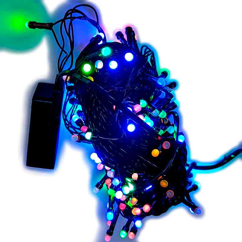 Гирлянда нить 240 led RGB 16м 157#