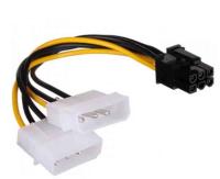 Разветвитель питания Dream GGJ1 для подключения к PCI-E Molex x2 to 6 pin (179935)