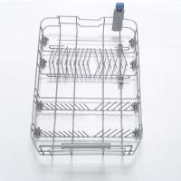 Корзина ПММ Indesit C00272293 нижняя без разбрызгивателя Д 510мм Ш 370мм Dколес 33мм вид спереди