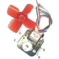 Мотор обдува с крыльчаткой и проводами вал L17мм HL203