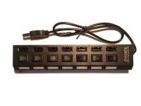 USB HUB USB-7USB с удлинителем 20 см