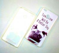 Чехол Xiaomi Redmi 3Pro 3S бампер  МОПС TOMORROW WILL BE A BETTER DAY