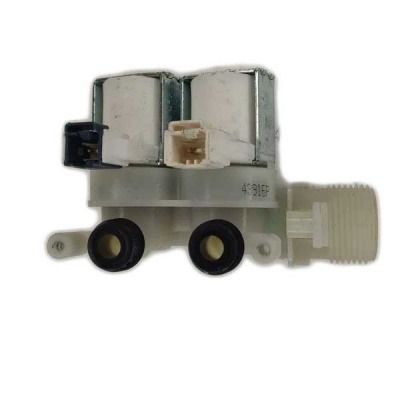 Электроклапан двойной 90  выпуск 14мм стандартные клеммы  Indesit NWSK 8128