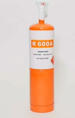 Хладагент (фреон) R-600А 850г(нетто 420г)  с клапаном