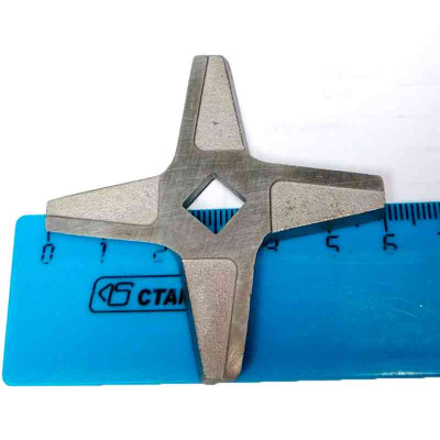 Нож 2-х стор. диаметр 60мм, кв. 8мм, толщина 3,2мм