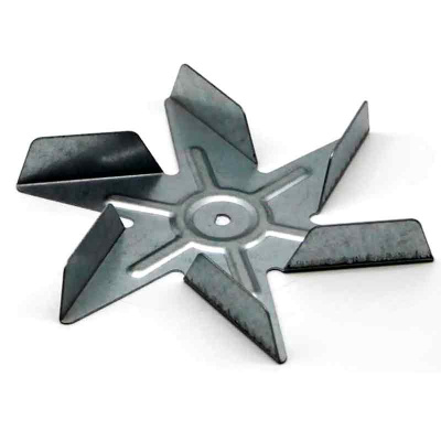 Крыльчатка мотора обдува D-15см вн. посад. 6мм