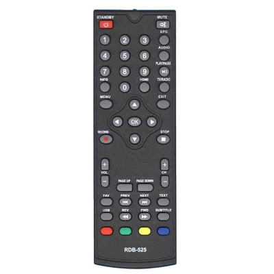 Пульт DVB-T2 ресивера Huayu RDB-525, RDB-526