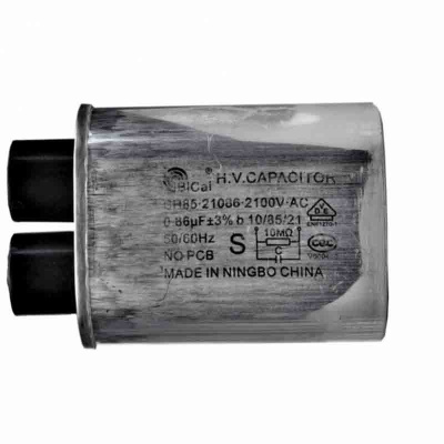 0,86мкФ 2100В -10+85+21°C ±3% - конденсатор высоковольтный микроволновой (СВЧ) печи CH85 21086 CH8521068 клеммы LG, Samsung, Midea, Daewoo