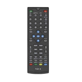 Пульт DVB-T2 ресивера Huayu ПДУ-8 (ver.8)