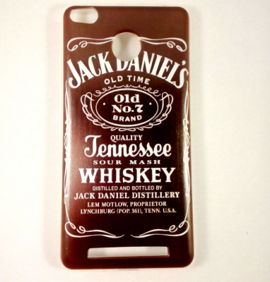 Чехол Xiaomi Redmi 3Pro 3S бампер силикон черный JACK DANIELS