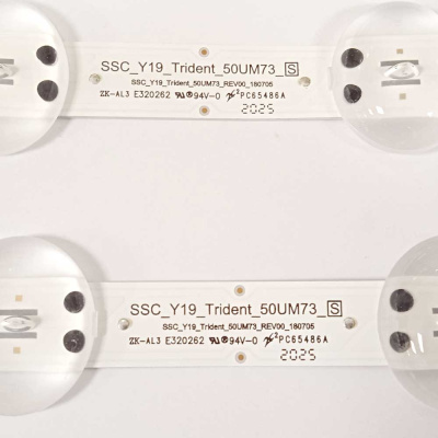 LED_Strip (светодиодная подсветка) Samsung SSC_Y19_Trident_50UM73_S REV00_180705 ZK-AL3 E320262 PC65486A Фото 2