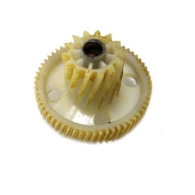 Шестерня мясорубки Аксион М25 Da1 63,5  Da2 30 Зубья- 60(косые) 14(косые) H 46мм (демонтаж)