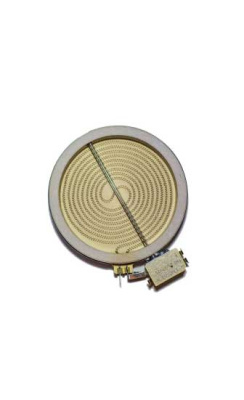 Электроконфорка 165мм 1200Вт 1-зонная для стеклокерамики с выводами под индикатор 481231018887