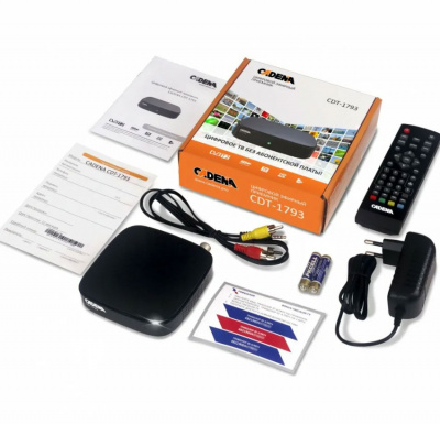 Приемник цифровой эфирный CADENA CDT-1793