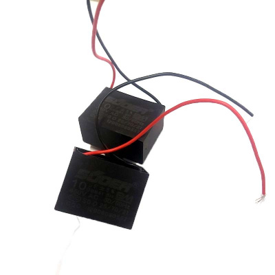 Конденсатор пусковой 10 мкФ 450 В 37x49 CBB61 10 мкф гибкие выводы