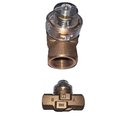 Клапан 2-х ходовой шир.9,4см, толщ.4,6см, выс.7,8, резьба д-30см Honeywell VC6013 GZ023