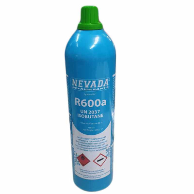 Хладогент БЕЗ КЛАПАНА Шредера фреон R600a, 420гр