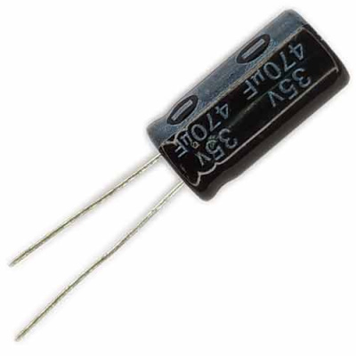 Конденсатор электролитический 470мкФ 35В 40+105°C CD263 (SD) вид1