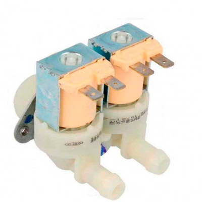 Электроклапан двойной 180° выпуск 10мм стандартные клеммы 220V 481981729015 DC62-00024F