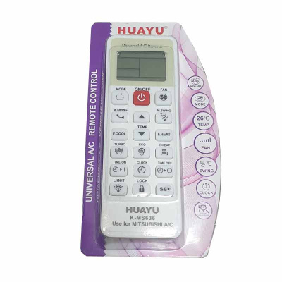 Пульт K-MS636 универсальный для кондиционеров Mitsubishi  (Huayu)