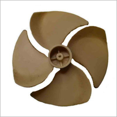 Крыльчатка вентилятора микроволновой (СВЧ) печи бежевый D-109 демонтаж