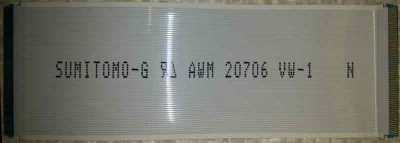 Cable Philips 32PFL3517T/60 S TPM9.2E LA 69.42T23.F01 SUMITOMO-G AWM 20706 VW-1 N 95mm 60pin