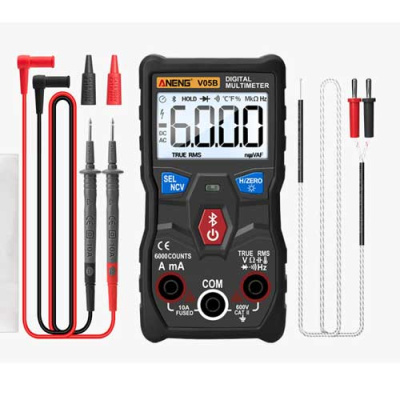 Мультиметр-цифровой-(тестер)-V05B-Bluetooth-черн.-Neng