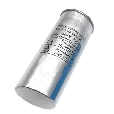 55мкФ + 2,5мкФ 450В CBB65A - конденсатор пусковой 