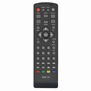 Пульт DVB-T2 ресивера Huayu DBR-701
