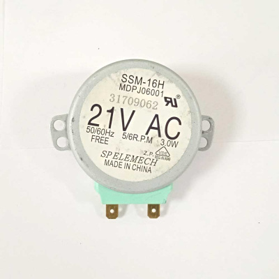 Двигатель вращения поддона СВЧ SSM-16H MDPJ06001 Фото 1