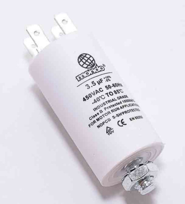 Конденсатор пусковой 3,5 мкФ 450 В 00230001 клеммы