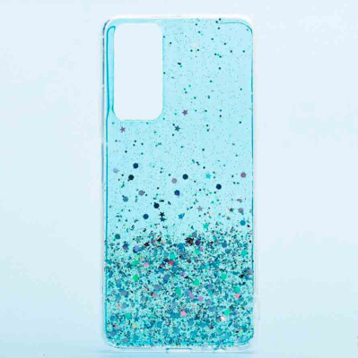 Чехол Huawei Honor 10X lite бампер силикон SC223 - голубой