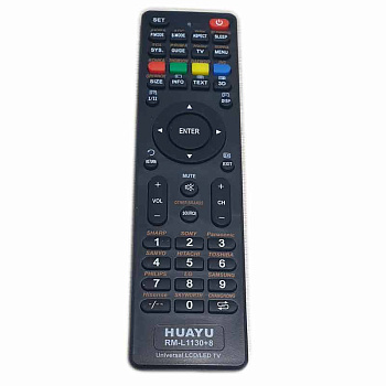 Пульт UNIVERSAL Huayu RM-L1130+8 для LCD LED TV корпус MYSTERY MTV-2622LW