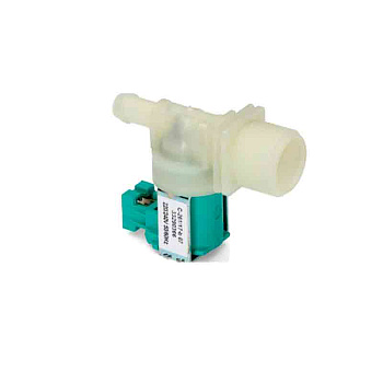 Электроклапан одинарный 180° выпуск-12мм клеммы в фишке VAL012ZN