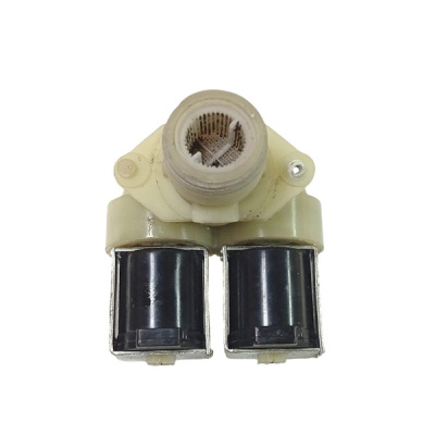 Электроклапан двойной 180° стандартные клеммы 220V SK2322090100 (WILLMARK) вид спереди