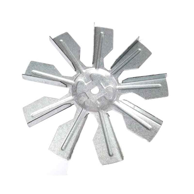 Крыльчатка мотора обдува D-10,1см вн. посад. 6мм